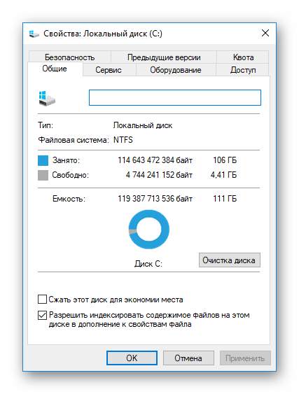 Проверка свободной памяти Windows